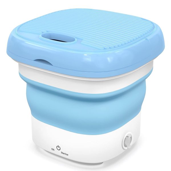 Portable Foldable Washing Machine with Spin Dryer - Household Mini Washing Machine